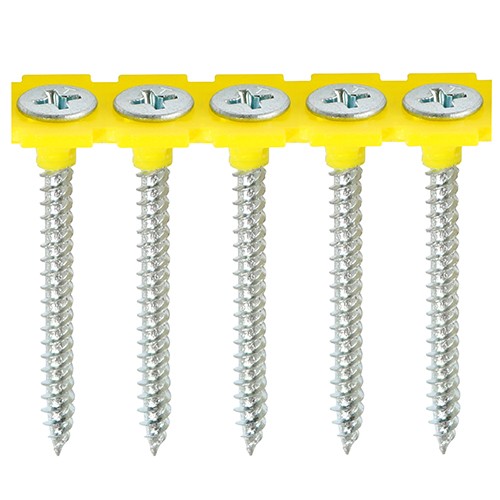Timco Collated Drywall Screws Fine Thread Bugle Head Phillips - Zinc