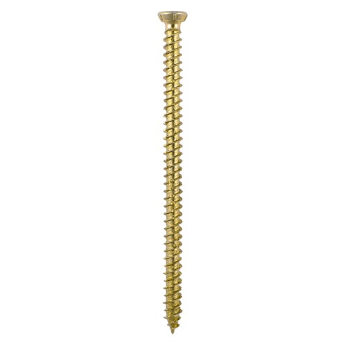 Timco Concrete Screws Flat Countersunk Torx - Yellow