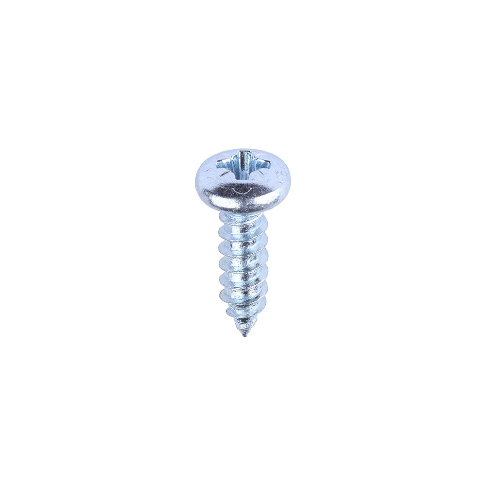 Timco Metal Self Tapping Screws 2.9 x 10mm Pan Pozi - Zinc