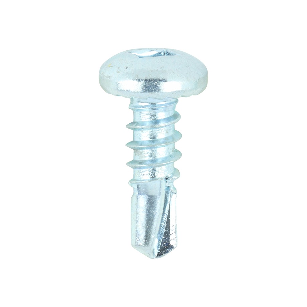 Timco Metal Construction Sheet & Stud Self Drilling Screws 4.2 x 13mm Pan Square - Zinc