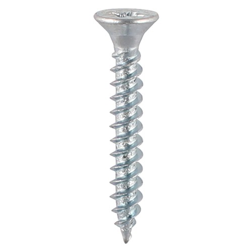 Timco Twin-Thread Woodscrews Double Countersunk Pozi - Zinc