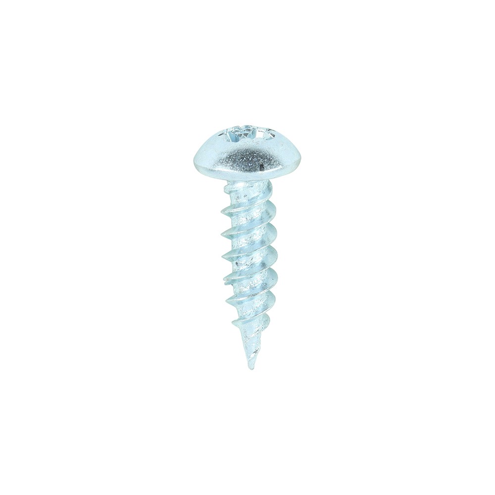 Timco Twin-Threaded Woodscrews Round Pozi - Zinc