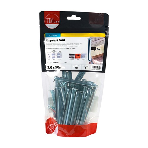 Timco Express Nails - Zinc