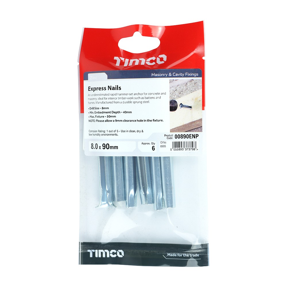 Timco Express Nails - Zinc