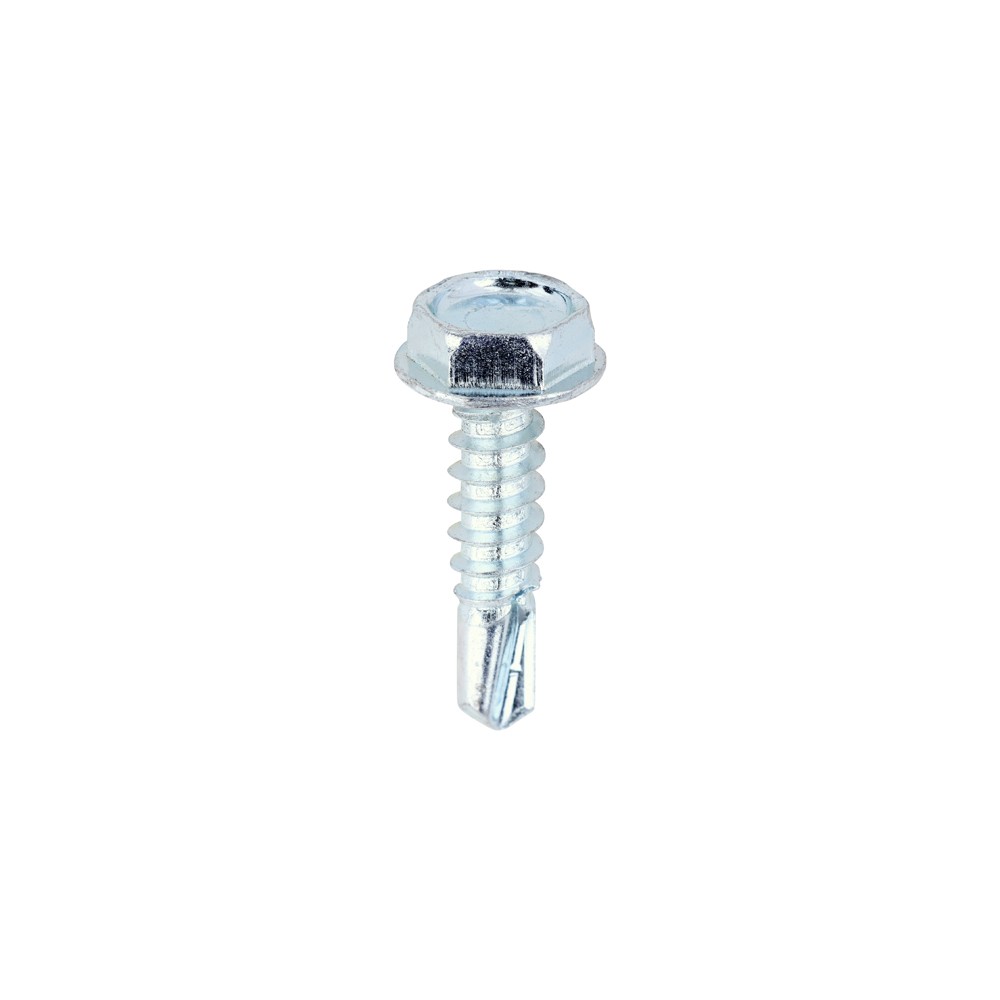Timco Metal Construction Light Section Screws - Hex - Self-Drilling - Zinc
