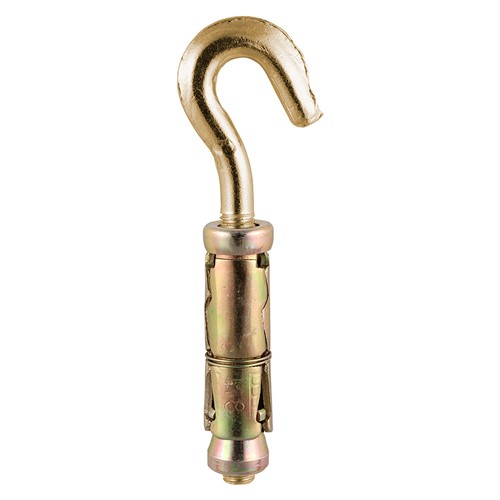 Timco Forged Hooks with Shield Anchors - Yellow