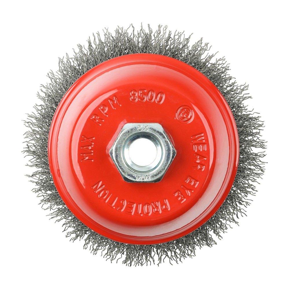 Timco Angle Grinder Cup Brush - Crimped Steel Wire
