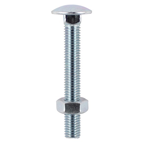 Timco Carriage Bolts & Hex Nuts M10 - Zinc