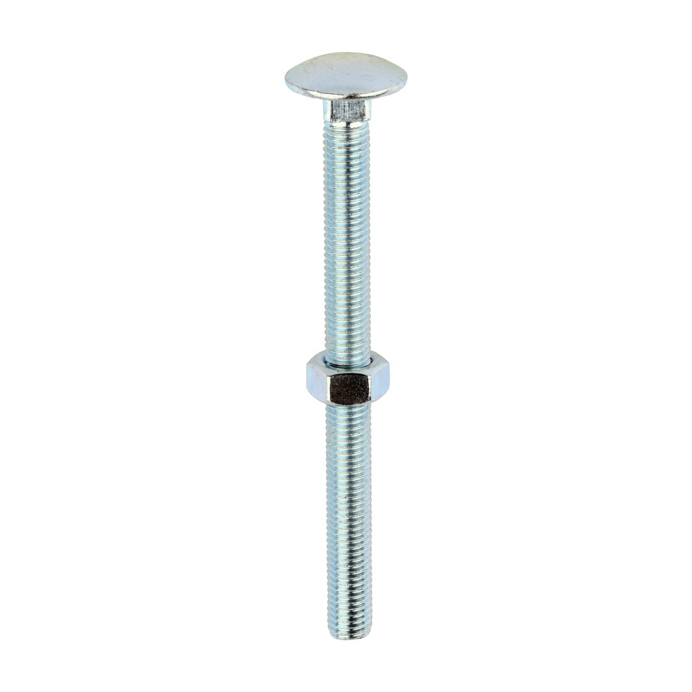 Timco Carriage Bolts & Hex Nuts M12 - Zinc