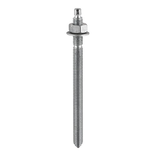 Timco Chemical Anchor Threaded Studs, Nuts & Washers - Hot Dipped Galvanised