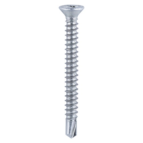 Timco Window Fabrication Self Drilling & Tapping Screws Countersunk Phillips - Zinc