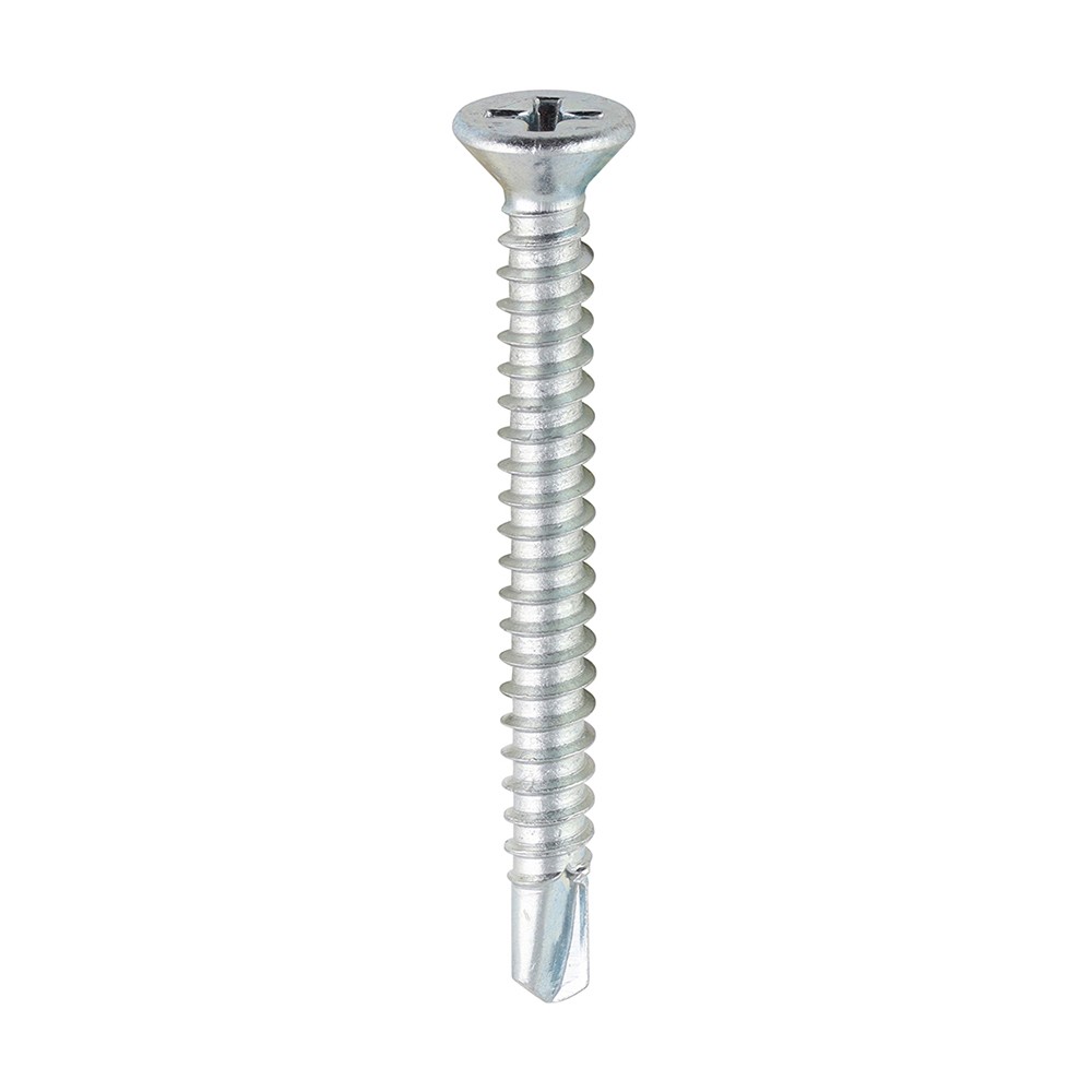 Timco Window Fabrication Self Drilling & Tapping Screws Countersunk Phillips - Zinc