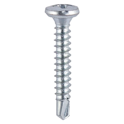 Timco Window Fabrication Self Drilling & Tapping Screws Shallow Pan Countersunk Phillips - Zinc
