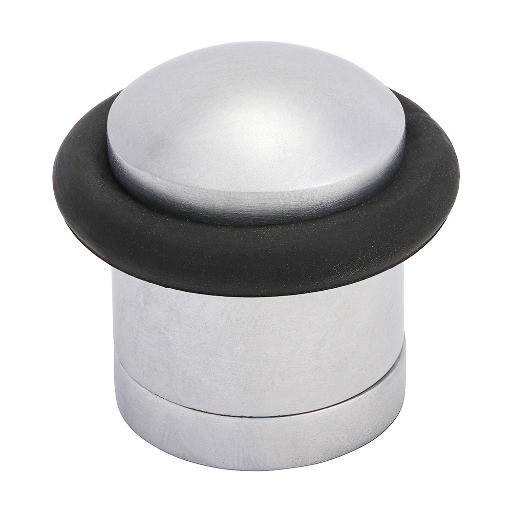 Timco Cylinder Door Stop - Satin Chrome