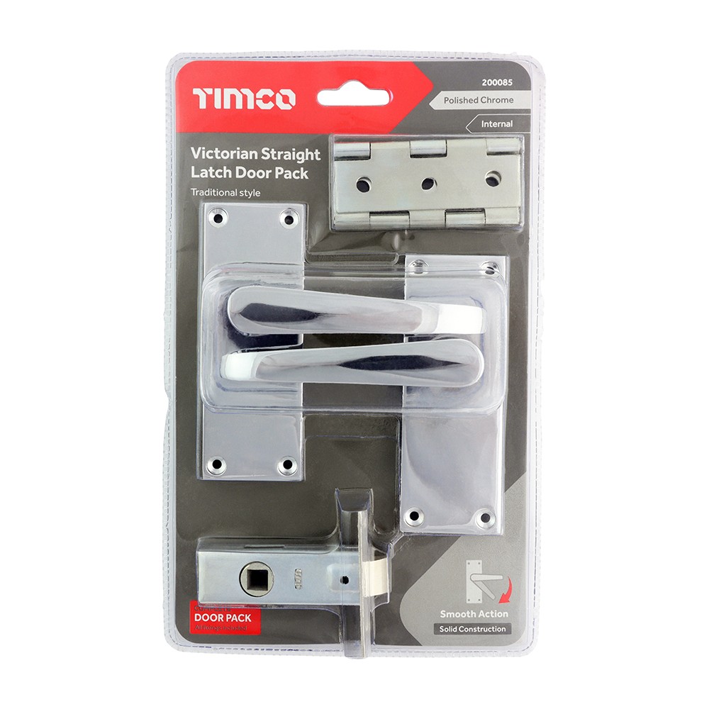 Timco Victorian Straight Latch Door Pack