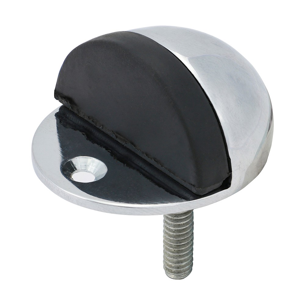 Timco Oval Door Stop - Polished Chrome