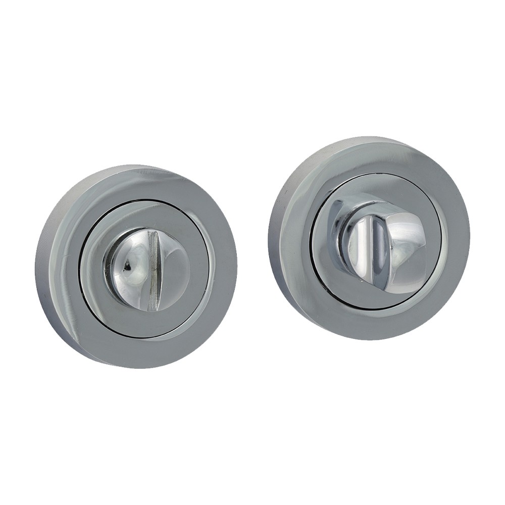 Timco Bathroom Thumb Turn And Release - Polished Chrome