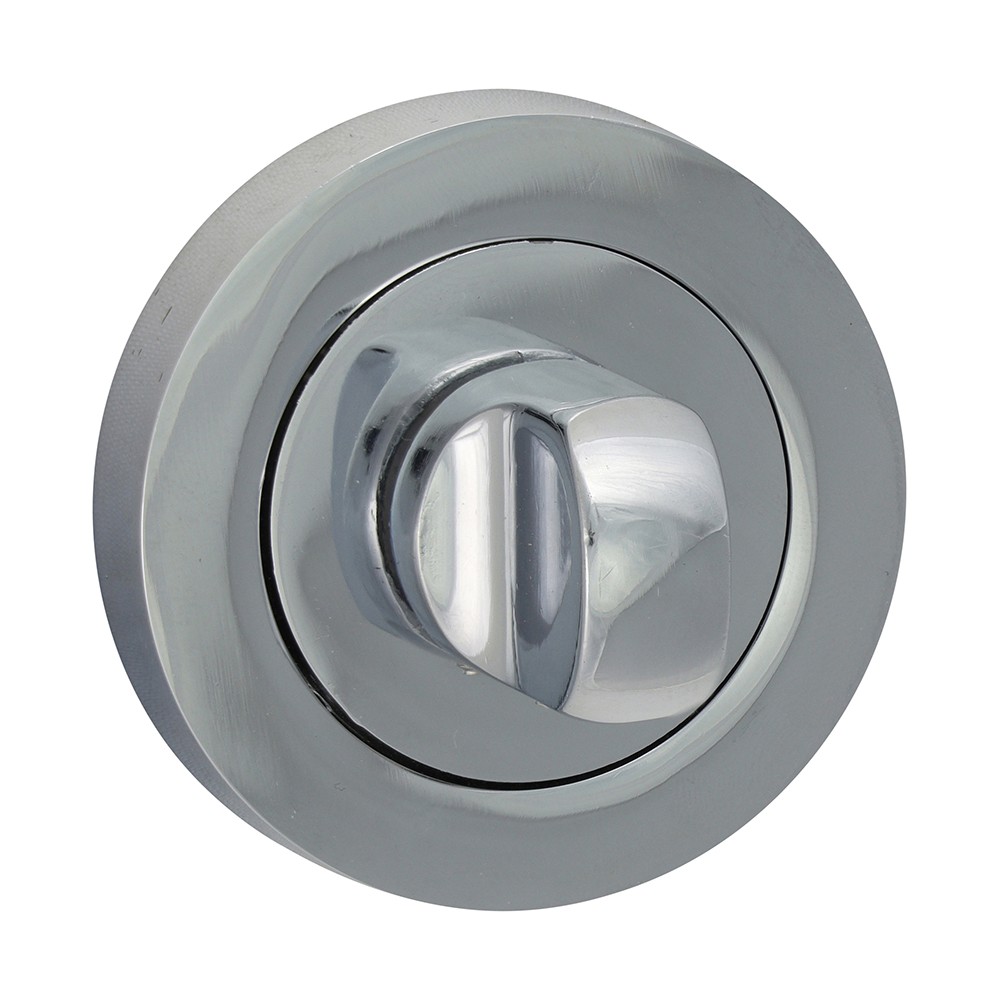 Timco Bathroom Thumb Turn And Release - Polished Chrome