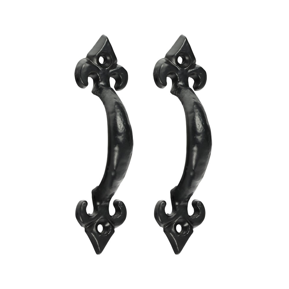 Timco Fleur De Lys Pull Handle - Antique Black