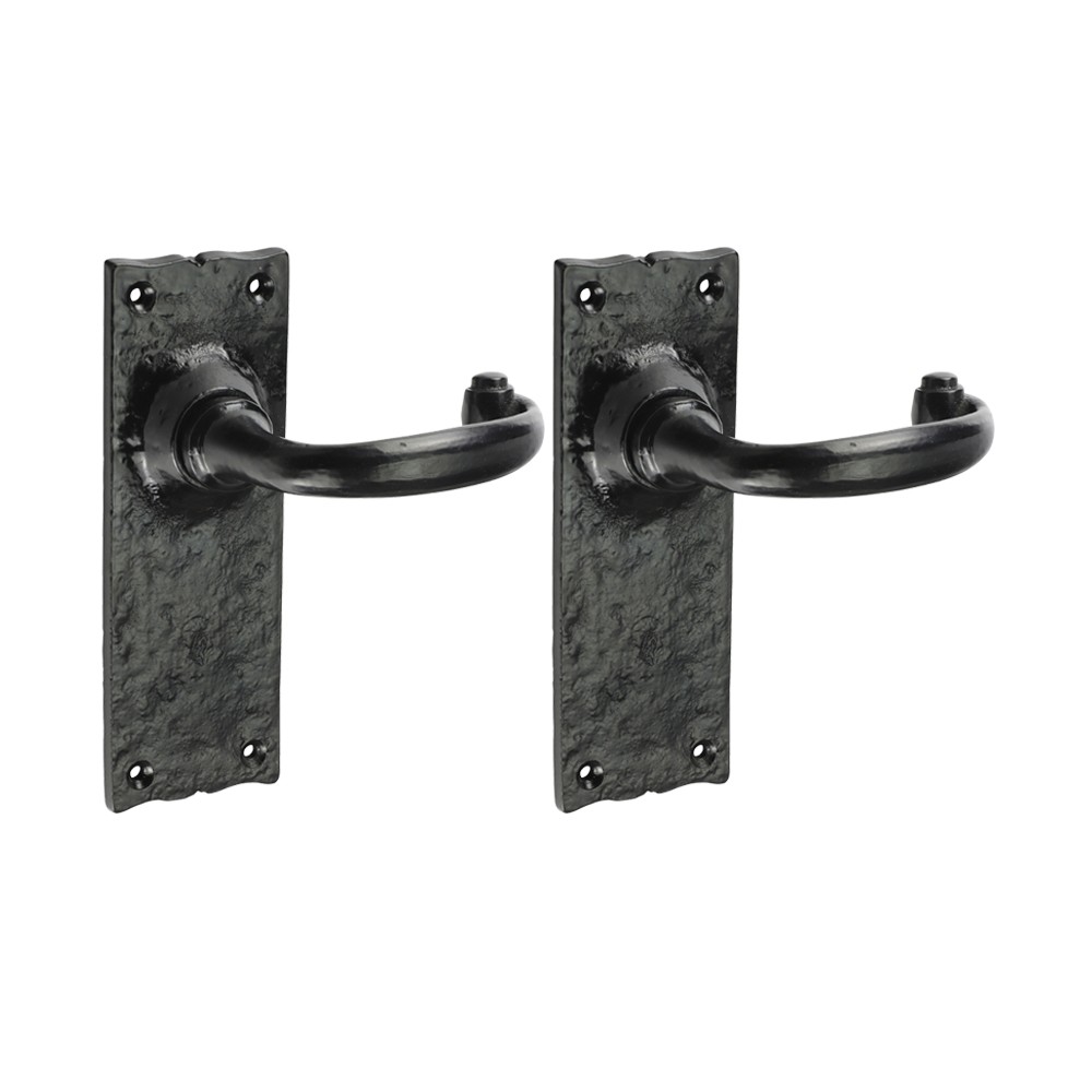 Timco Traditional Lever Latch Handles - Antique Black