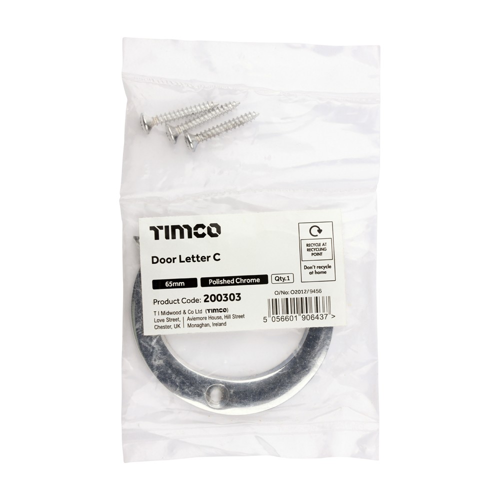 Timco Door Letter C
