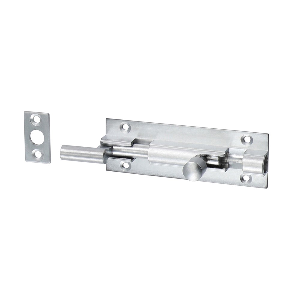 Timco Necked Barrel Bolt - Satin Chrome
