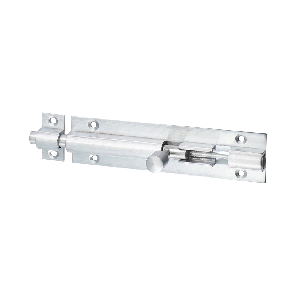 Timco Straight Barrel Bolt - Satin Chrome
