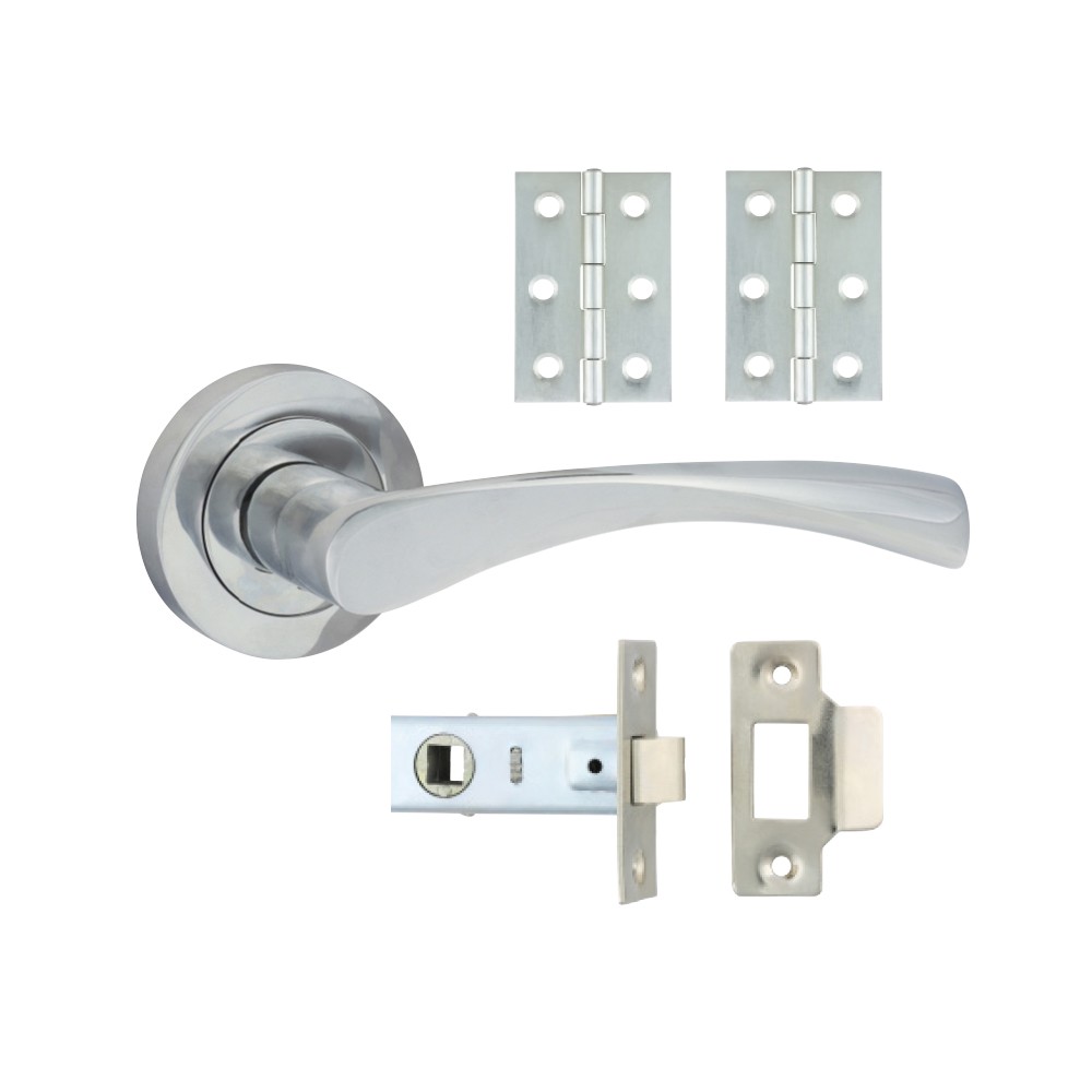 Timco Edleston Lever On Rose Door Packs