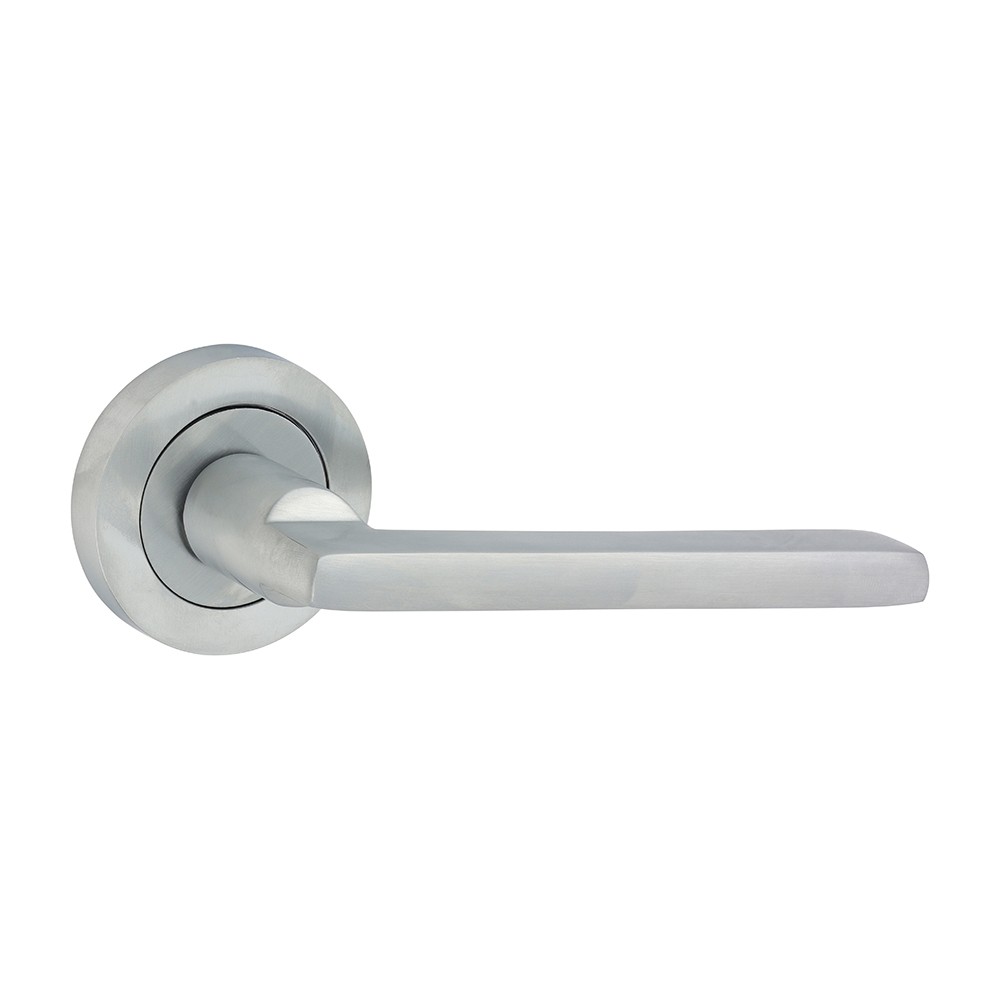 Timco Radmore Lever On Rose Handles - Satin Chrome