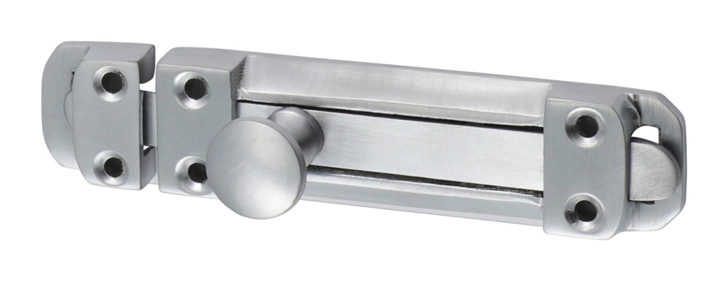 Timco Contract Flat Section Bolt - Satin Chrome