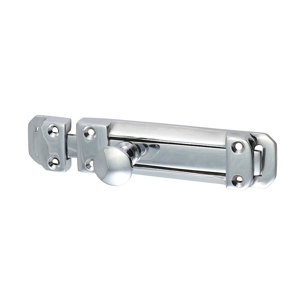 Timco Contract Flat Section Bolt - Polished Chrome