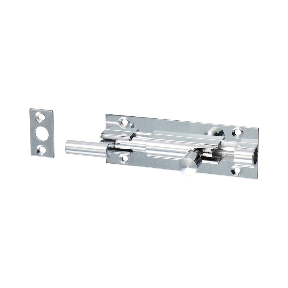 Timco Necked Barrel Bolt - Polished Chrome