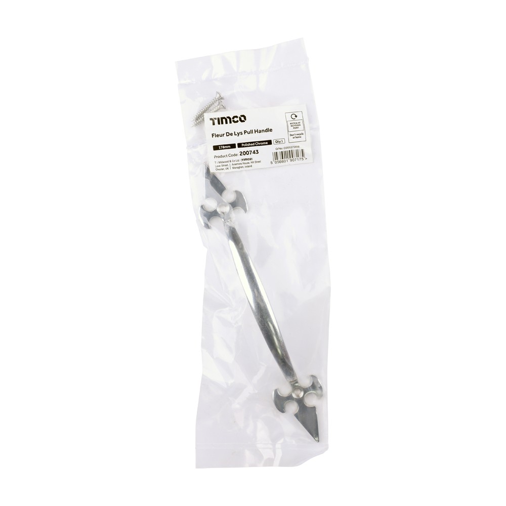 Timco Fleur De Lys Pull Handle