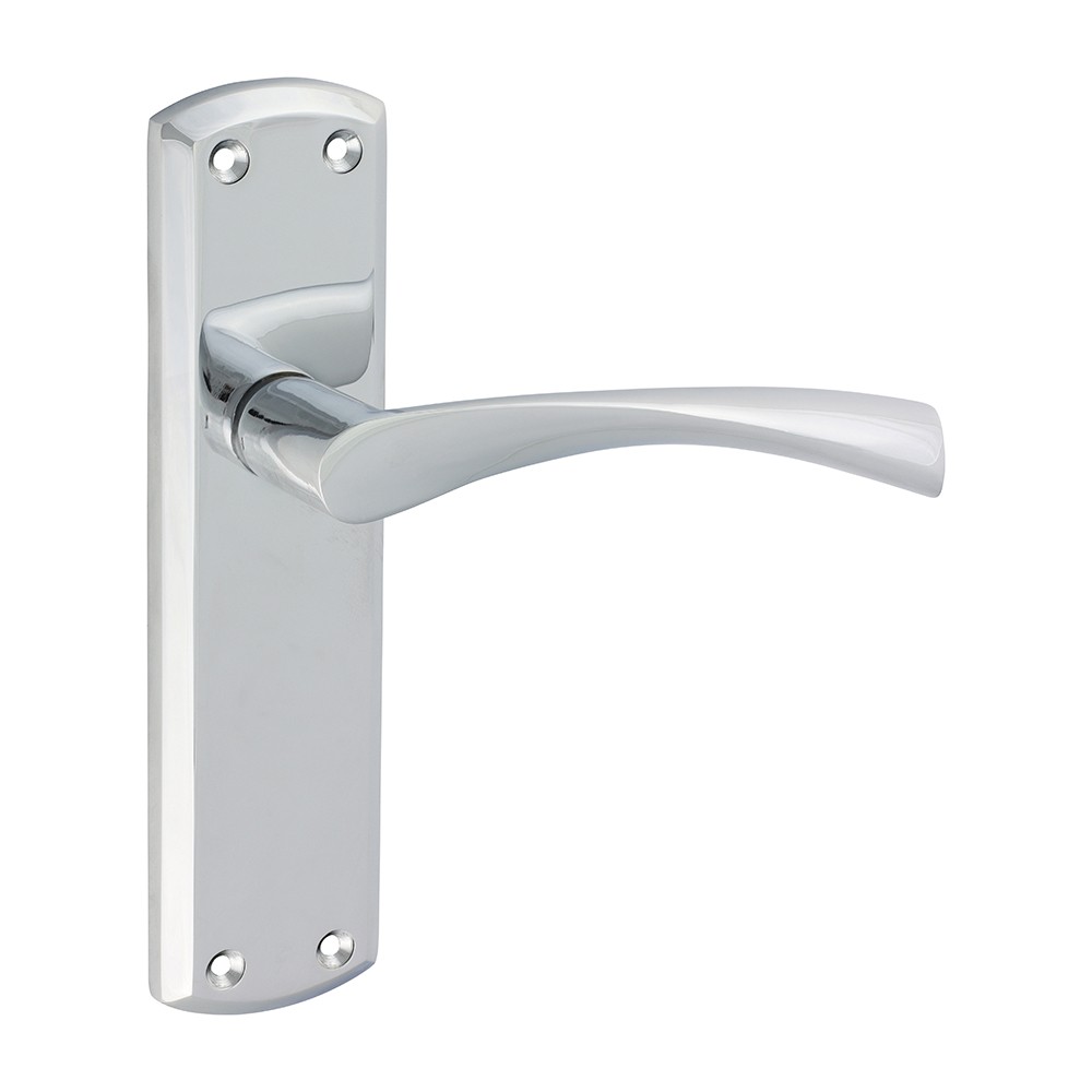 Timco Zeta Latch Handles - Polished Chrome