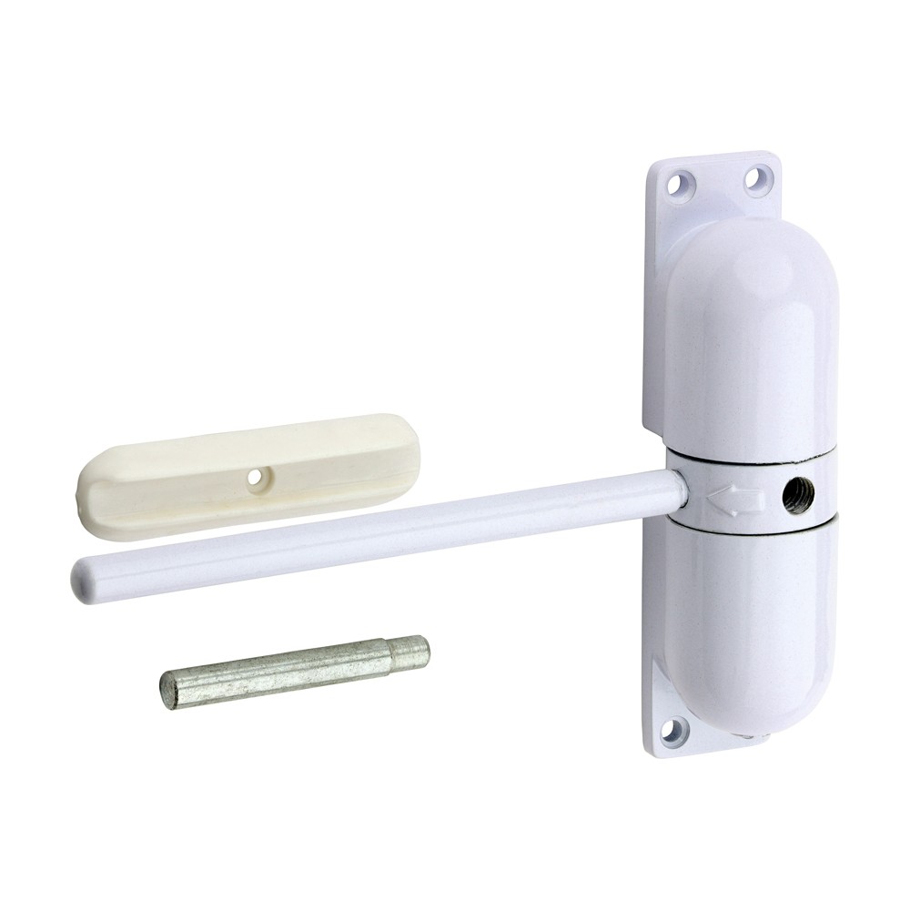 Timco Spring Door Closer - Epoxy White