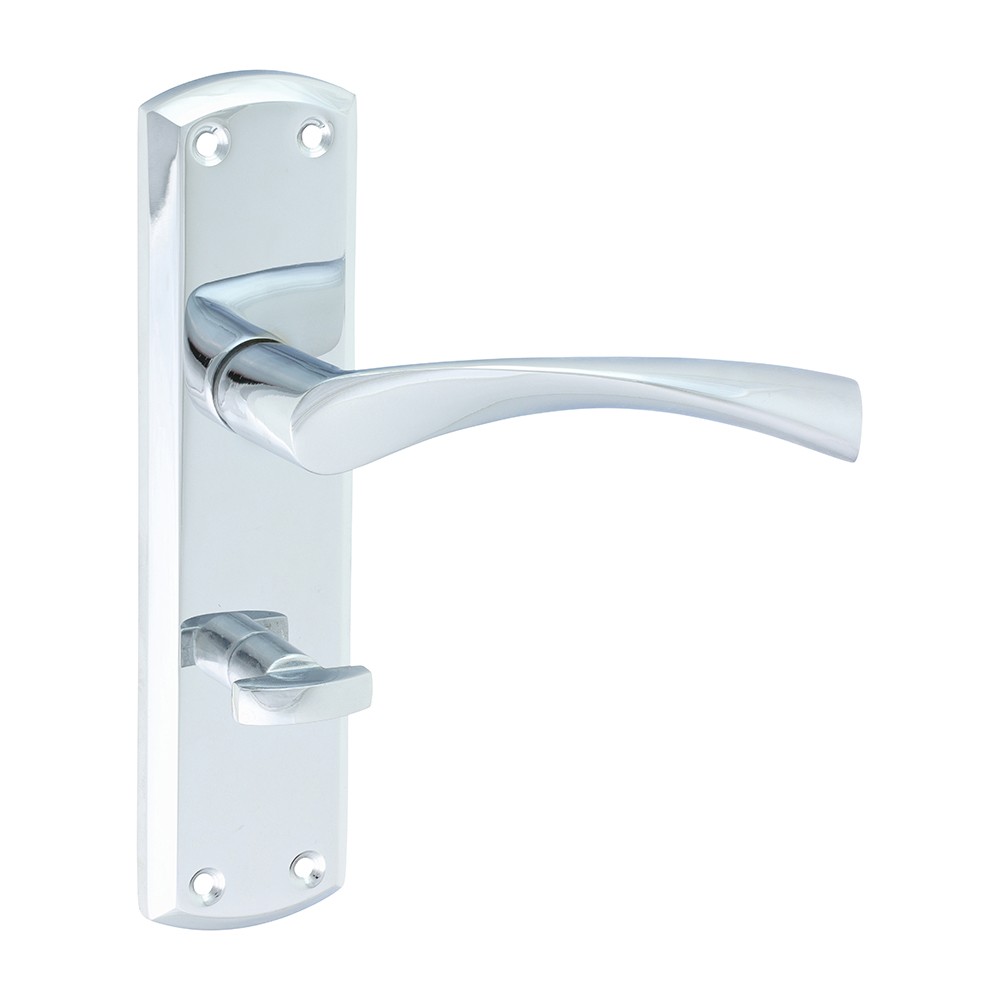 Timco Zeta Bathroom Handles - Polished Chrome