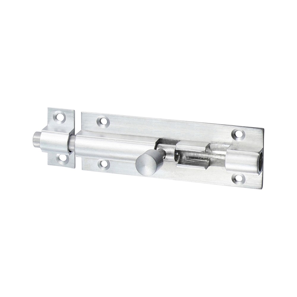 Timco Straight Barrel Bolt - Satin Chrome