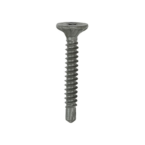 Timco Drywall Construction Metal Stud Self Drilling Cement Board Screws - Silver Organic