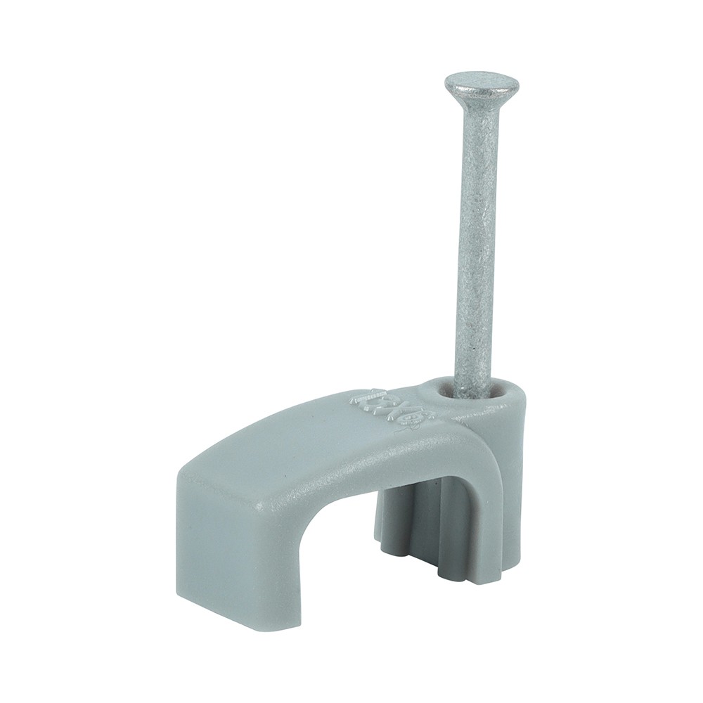 Timco Flat Twin & Earth Cable Clips - Grey