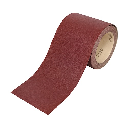Timco Sandpaper Roll 115 x 10mm - Red