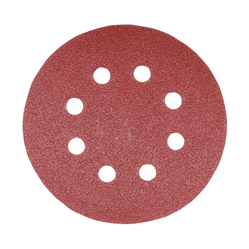 Timco Random Orbital Sanding Discs 125mm Mixed Pack - Red