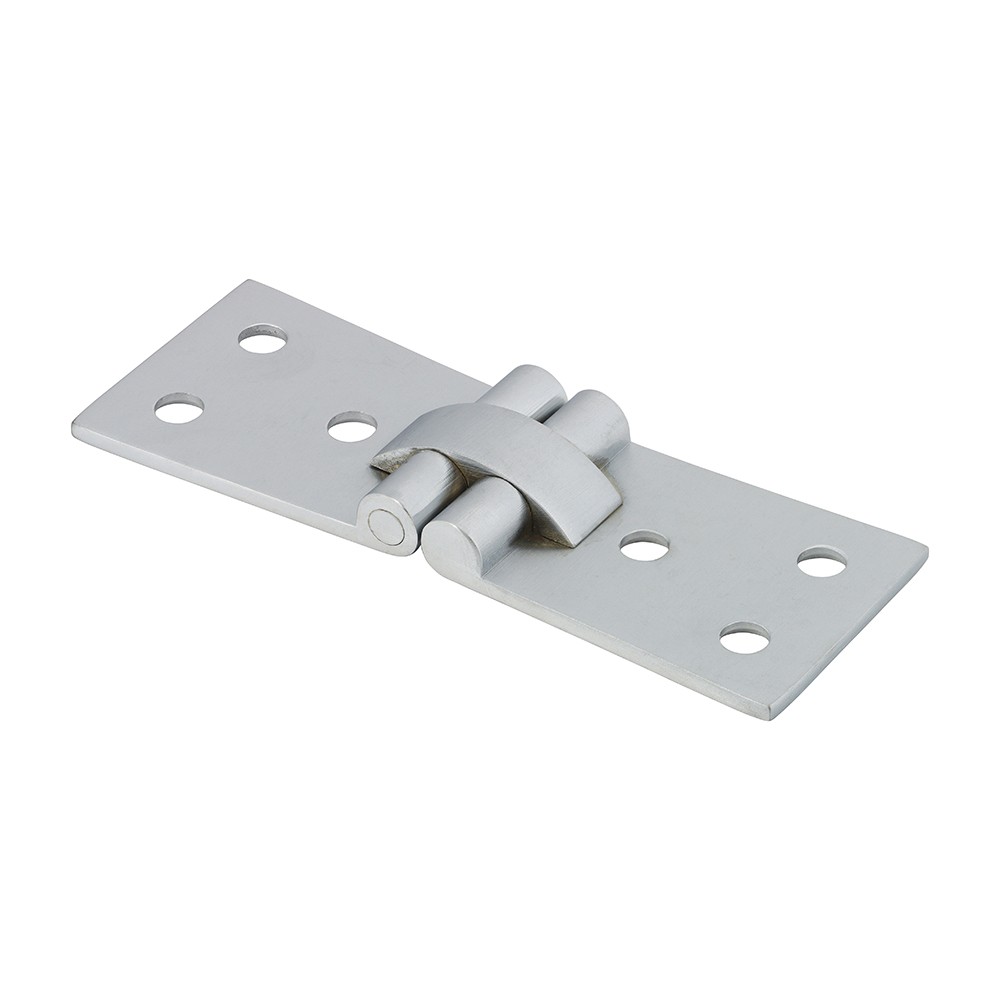 Timco Counterflap Hinge - Solid Brass - Satin Chrome