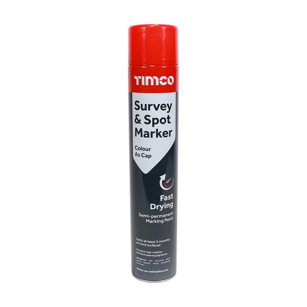 Timco Survey & Spot Marker 750ml - Red