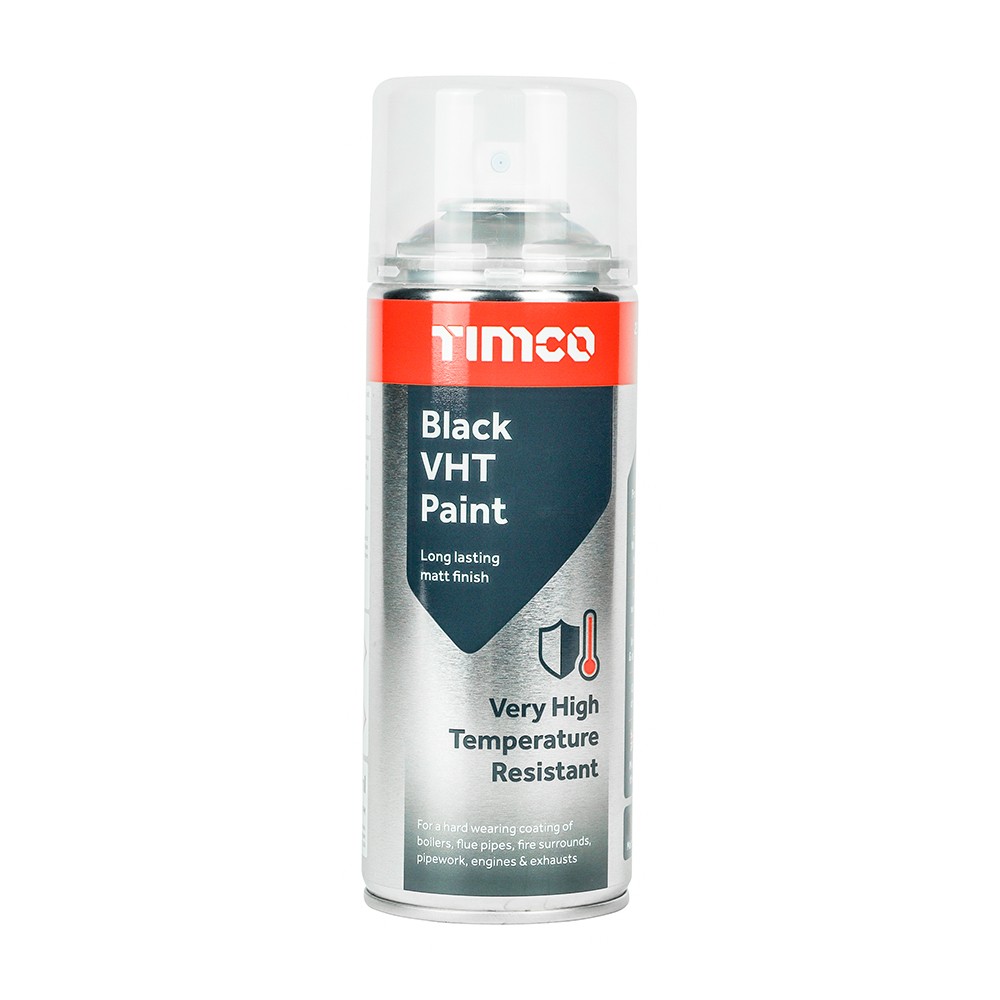 Timco Black VHT Paint 380ml