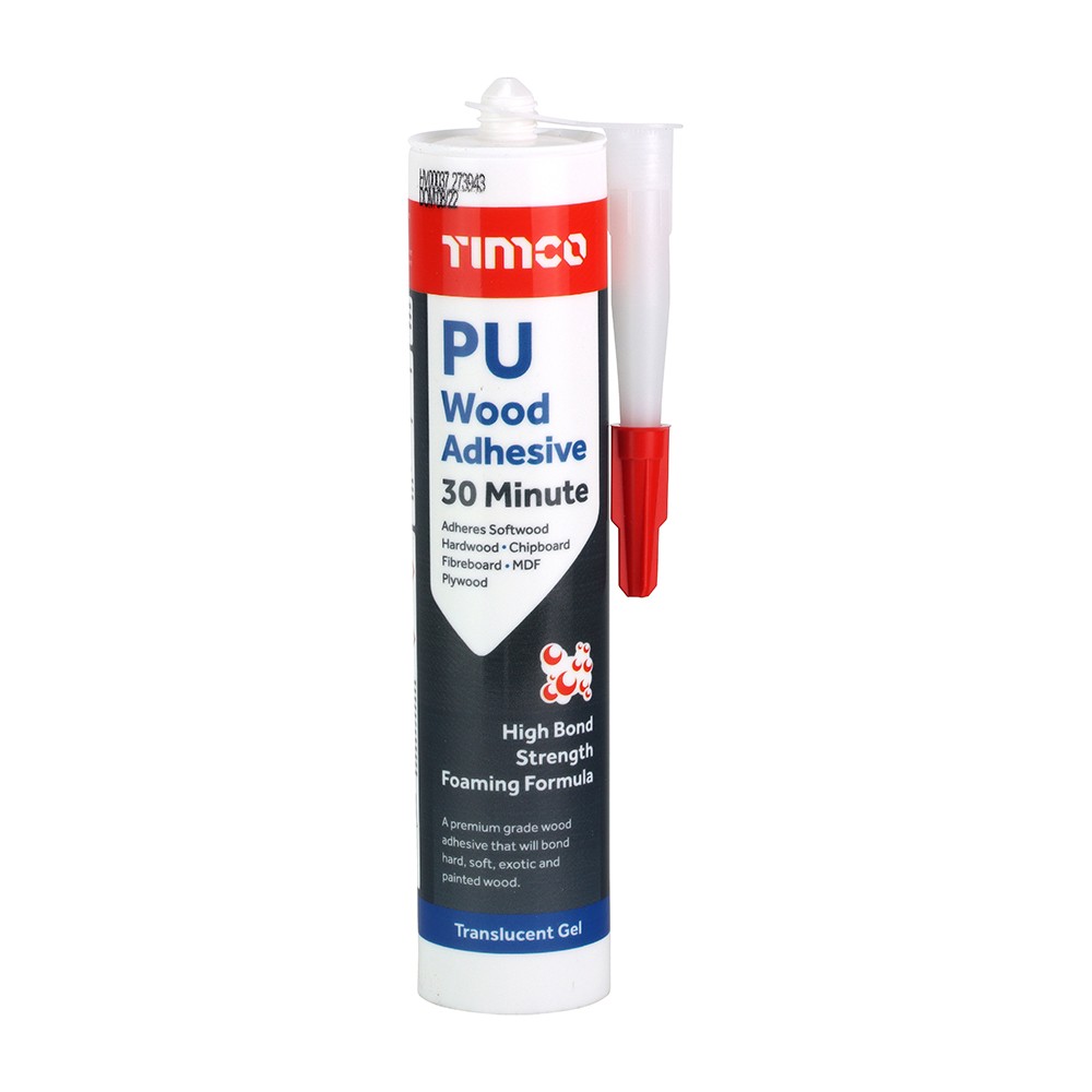 Timco PU Wood Adhesive 30 Minute - Gel 310ml