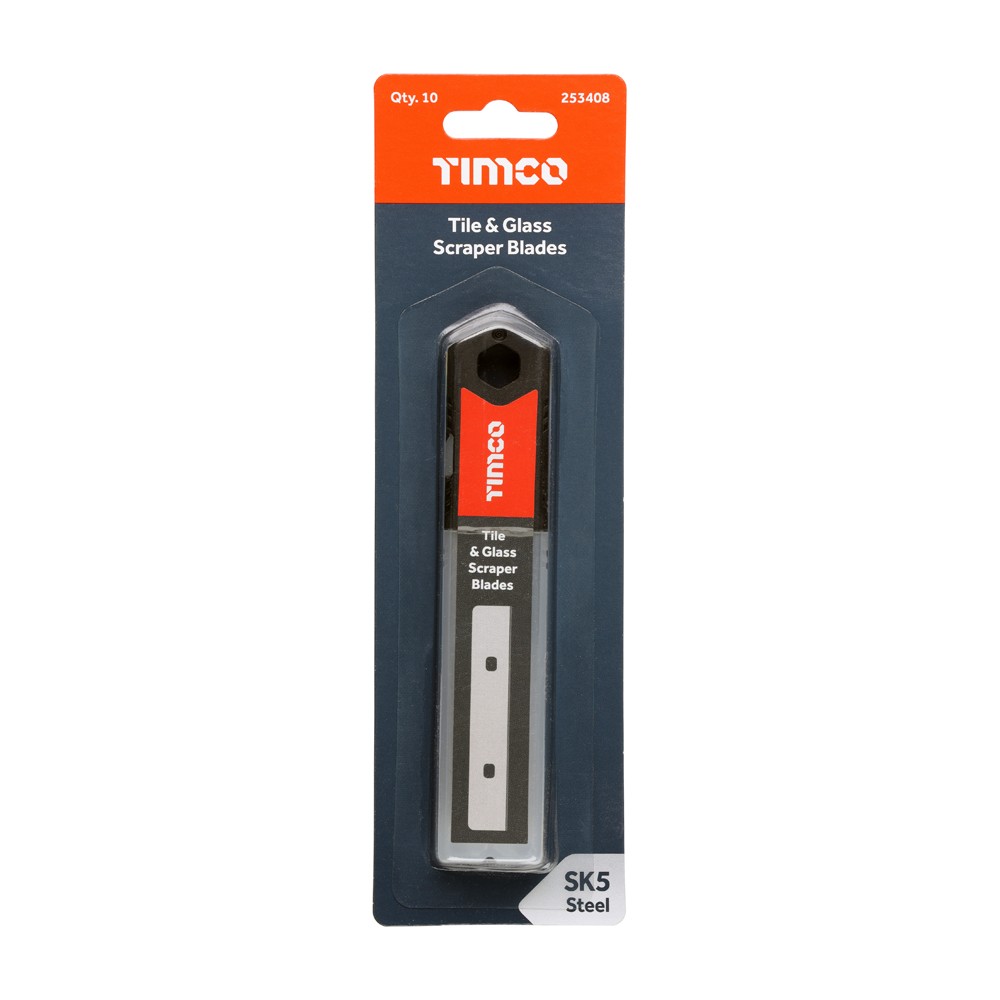 Timco Tile & Glass Scraper Blades 100mm