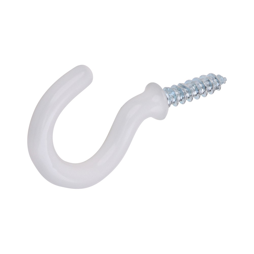 Timco Cup Hooks - Round - White