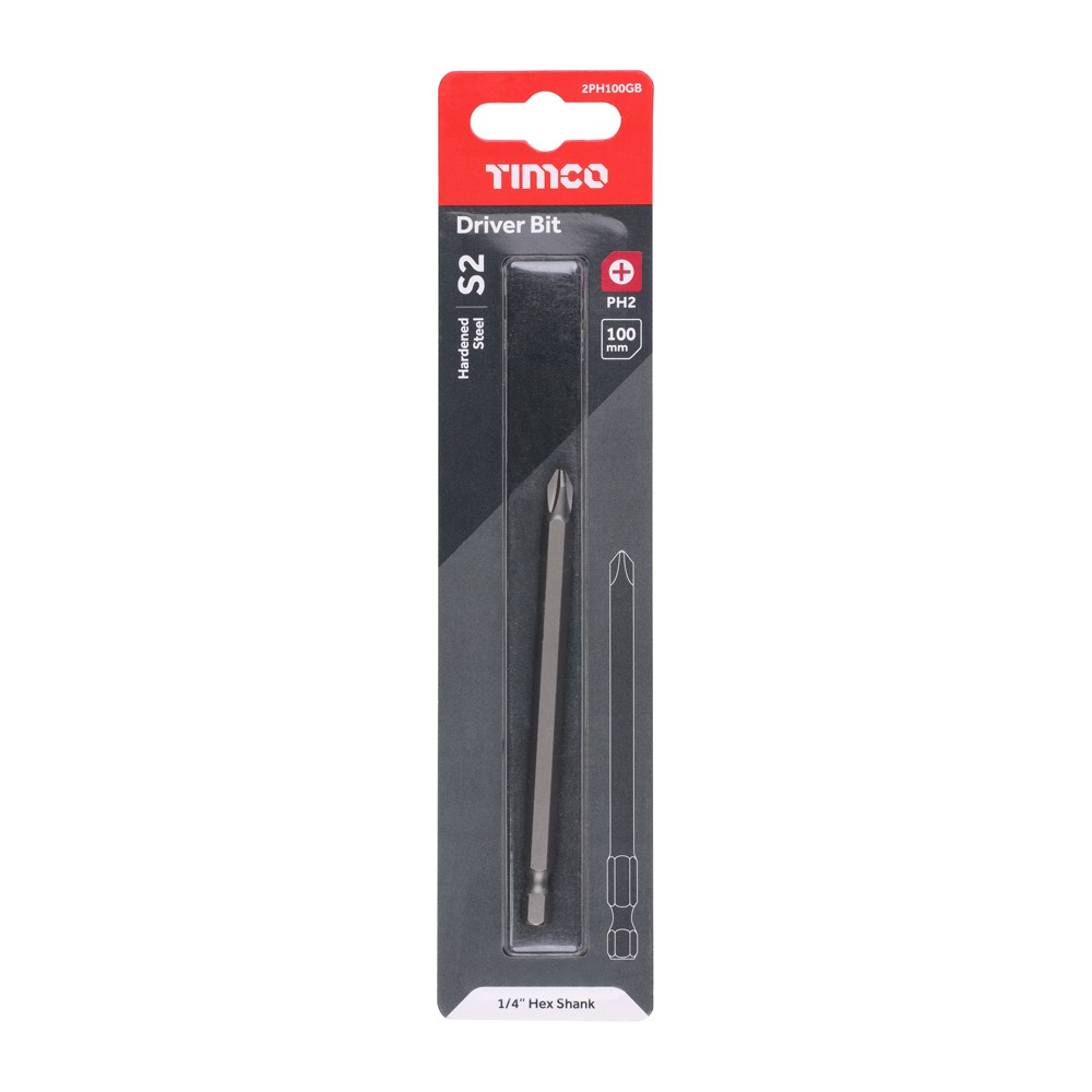 Timco S2 Driver Bits Phillips - Singles