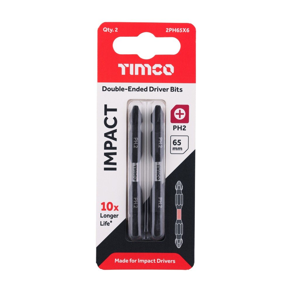 Timco Impact Double Ended Driver Bits Phillips