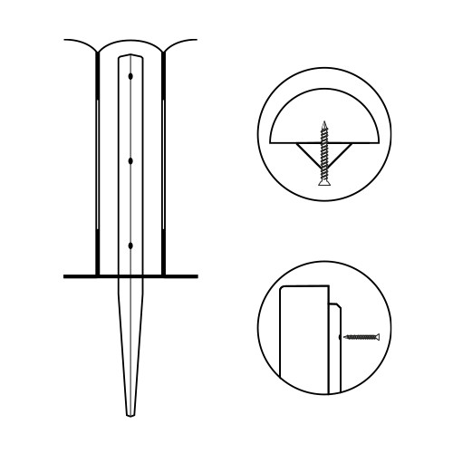 Timco Border Roll Pin